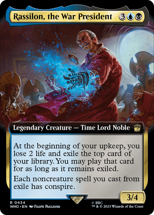 Rassilon, the War President (WHO-434) (Extended Art) (Foil)