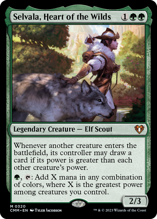 Selvala, Heart of the Wilds (CMM-320) (Foil)