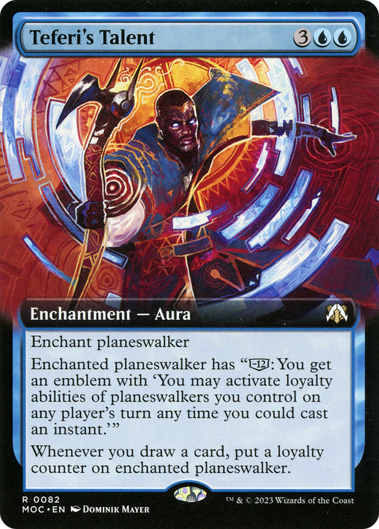 Teferi's Talent (MOC-082) (Extended Art) (Foil)