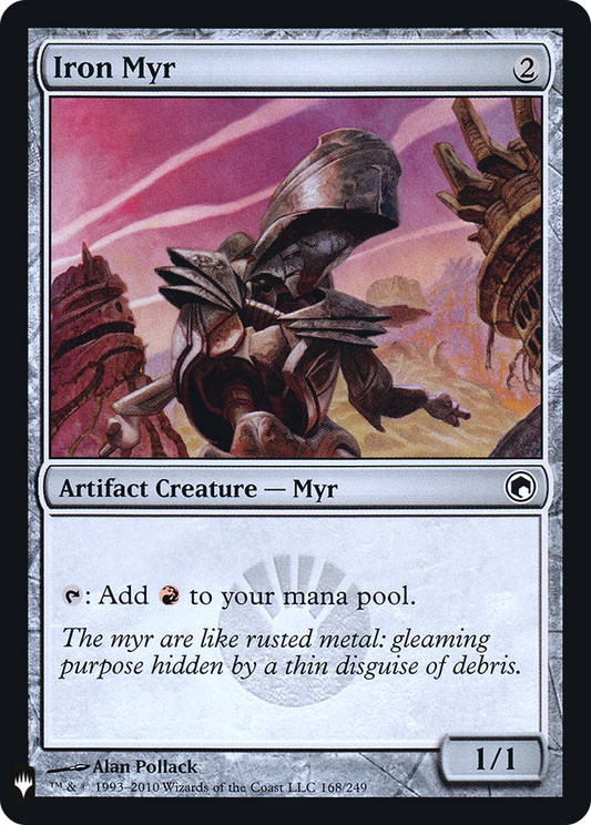 Iron Myr (LIST-SOM-168) (Foil)