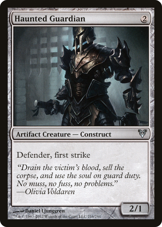 Haunted Guardian (AVR-216) (Foil)