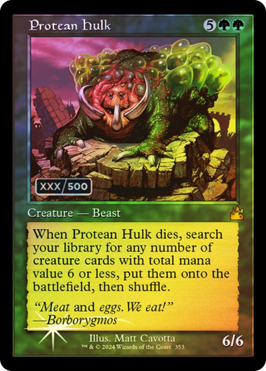 Protean Hulk (RVR-353Z) (Foil) (Serialized)