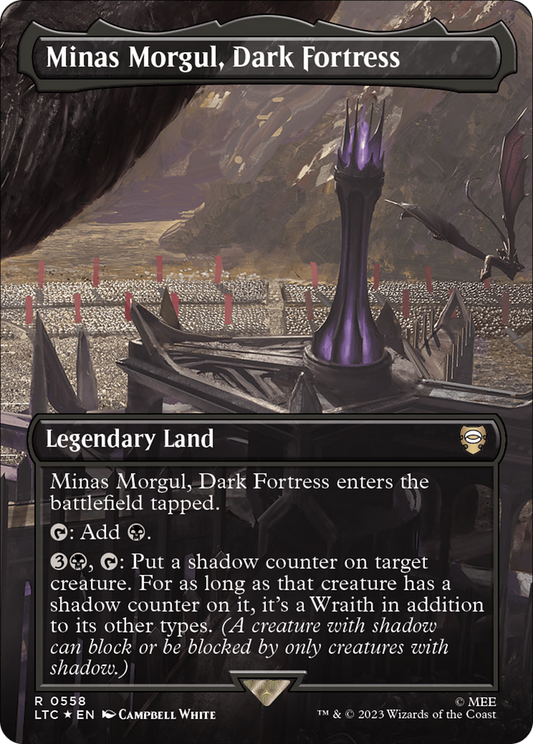 Minas Morgul, Dark Fortress (LTC-558) (Borderless) (Surge Foil)