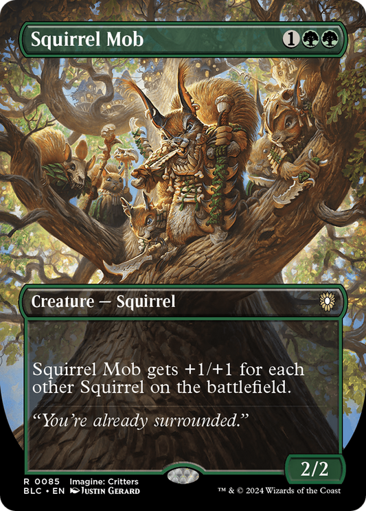 Squirrel Mob (BLC-085) (Borderless) (Foil)