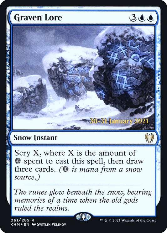 Graven Lore (PRE-61S) (Foil)