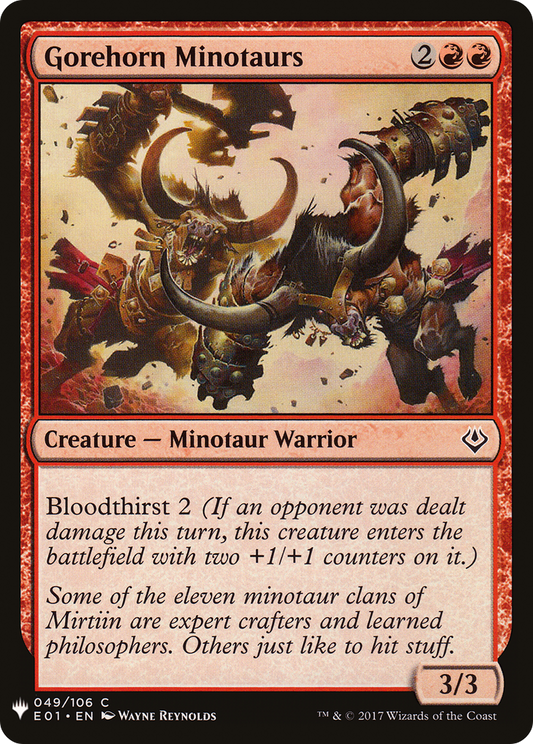 Gorehorn Minotaurs (LIST-E01-49)