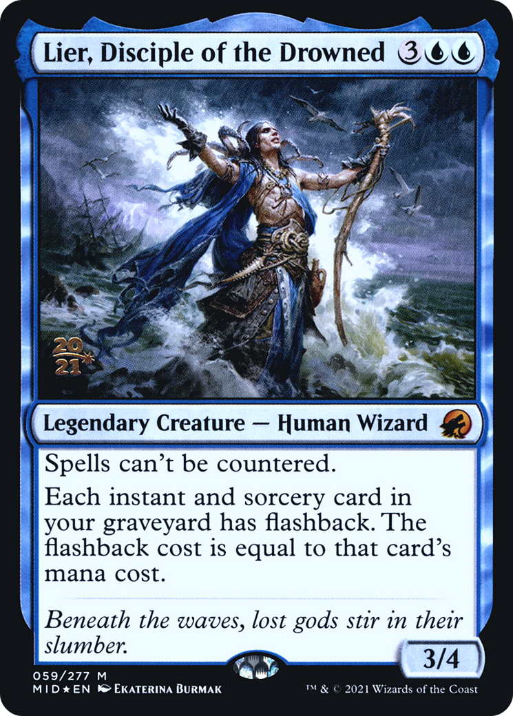 Lier, Disciple of the Drowned (PRE-59S) (Foil)