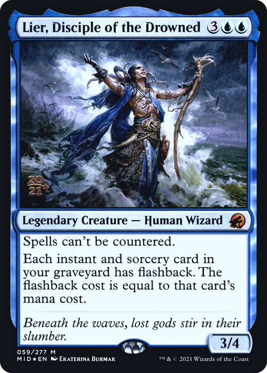 Lier, Disciple of the Drowned (PRE-59S) (Foil)