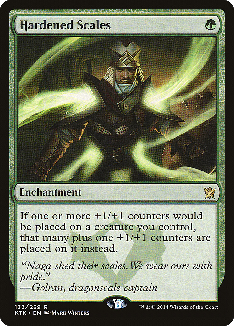 Hardened Scales (KTK-133) (Foil)