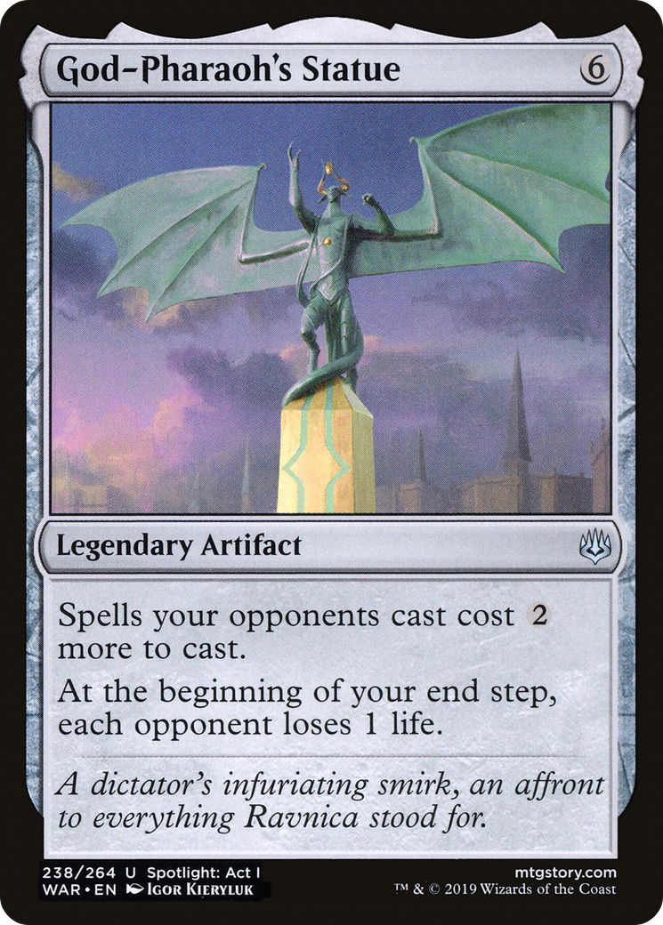 God-Pharaoh's Statue (WAR-238) (Foil)