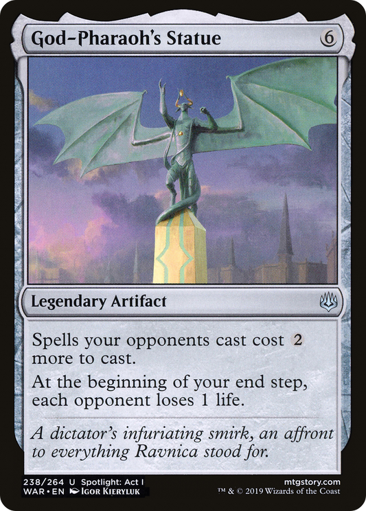 God-Pharaoh's Statue (WAR-238) (Foil)