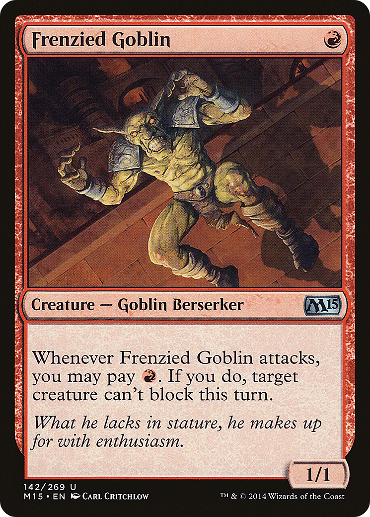 Frenzied Goblin (M15-142)