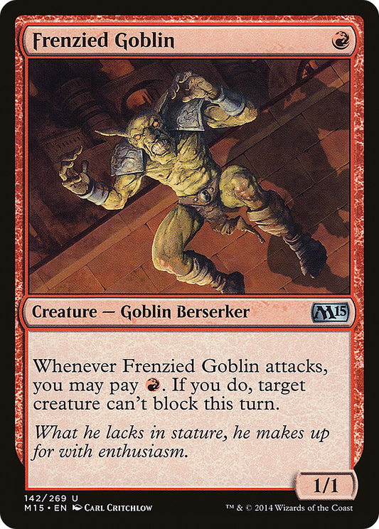 Frenzied Goblin (M15-142) (Foil)