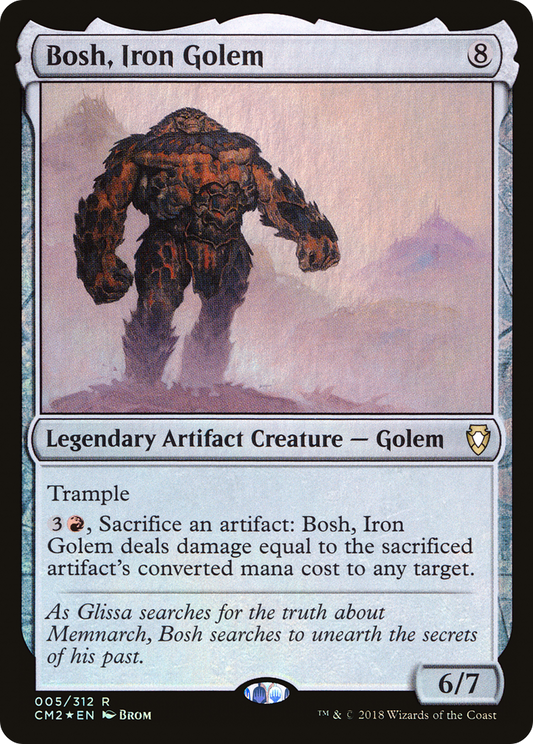 Bosh, Iron Golem (CM2-005) (Foil)