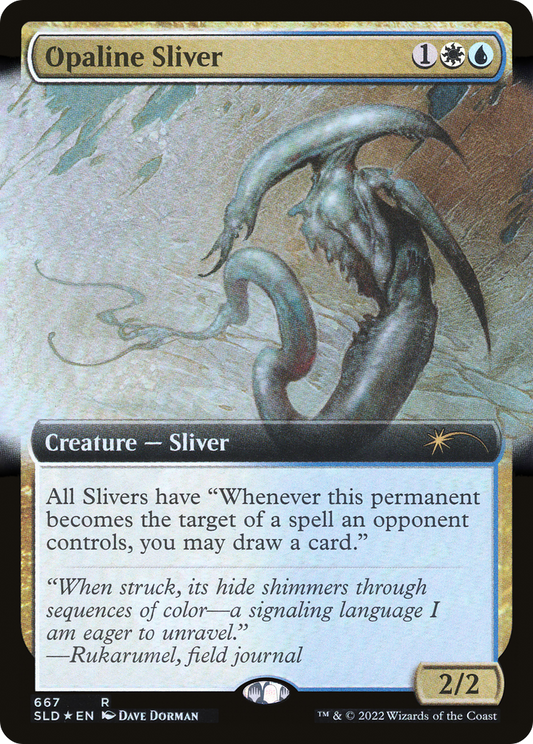 Opaline Sliver (SLD-667) (Extended Art) (Foil)