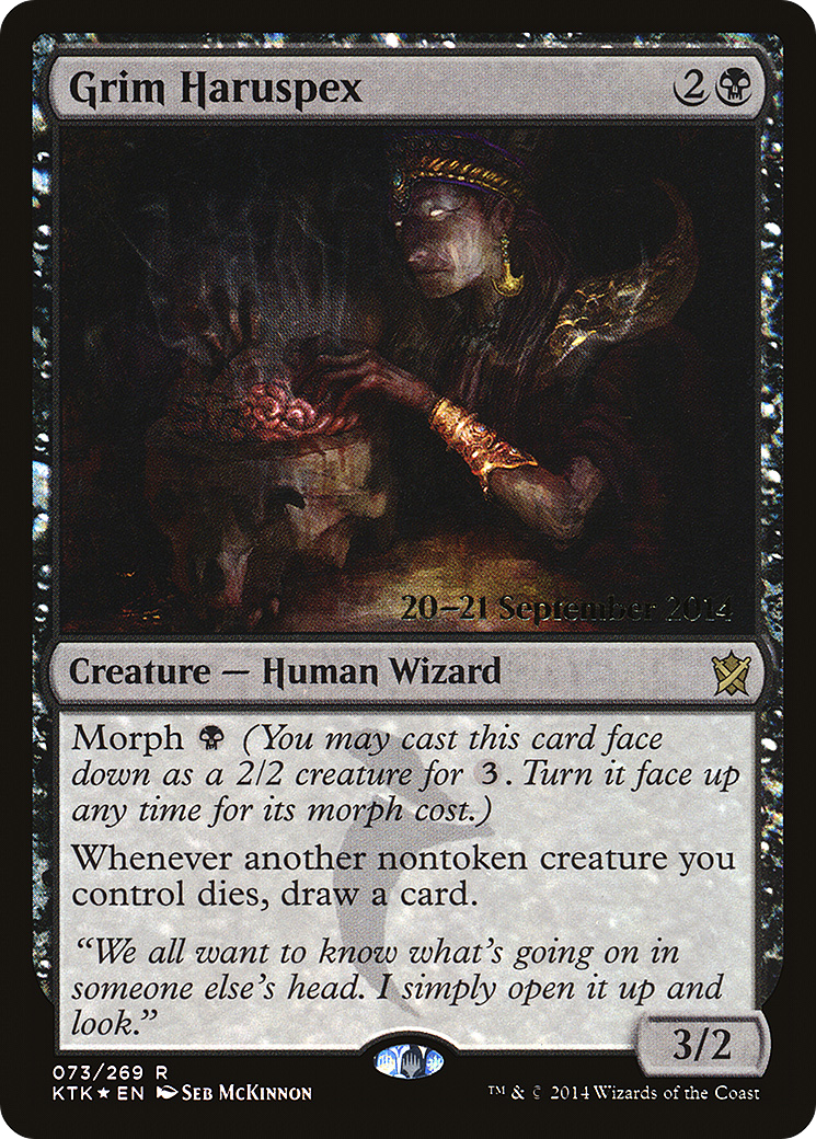 Grim Haruspex (PRE-73S) (Foil)