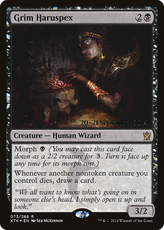 Grim Haruspex (PRE-73S) (Foil)