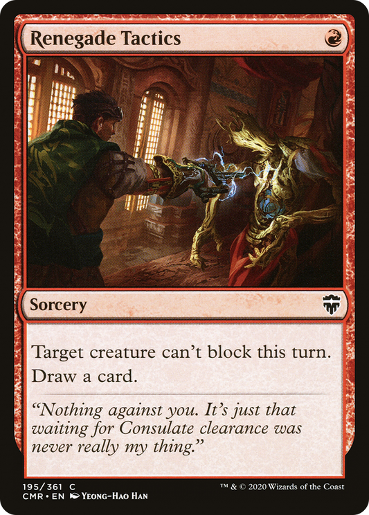 Renegade Tactics (CMR-195) (Foil)