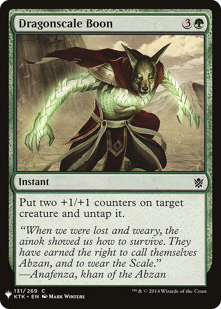 Dragonscale Boon (LIST-KTK-131)