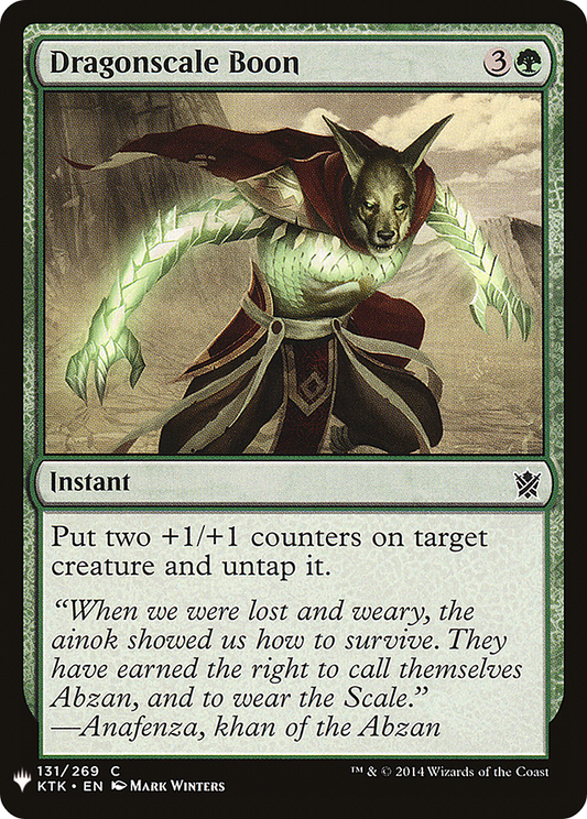 Dragonscale Boon (LIST-KTK-131)