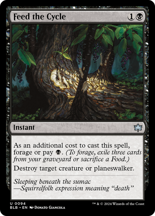 Feed the Cycle (BLB-094) (Foil)