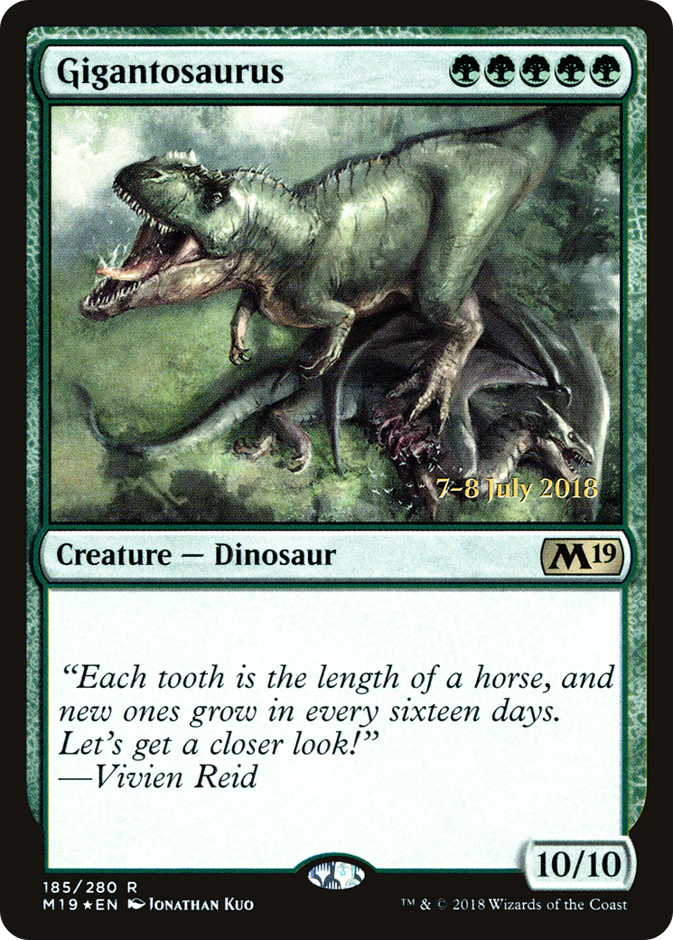 Gigantosaurus (PRE-185S) (Foil)