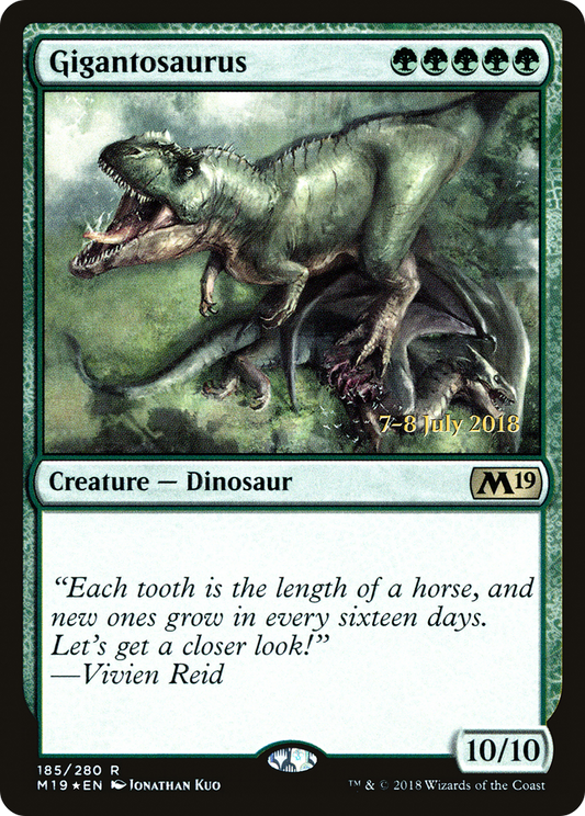 Gigantosaurus (PRE-185S) (Foil)