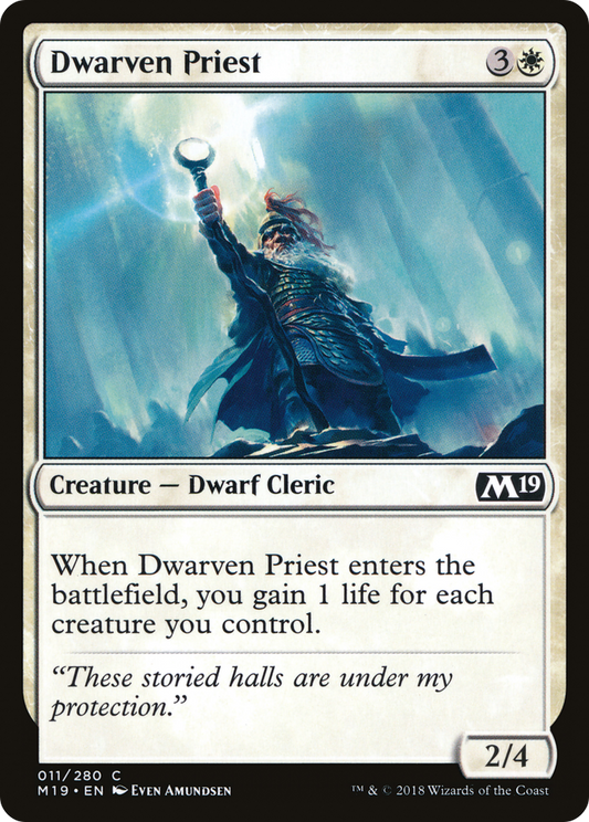 Dwarven Priest (M19-011) (Foil)