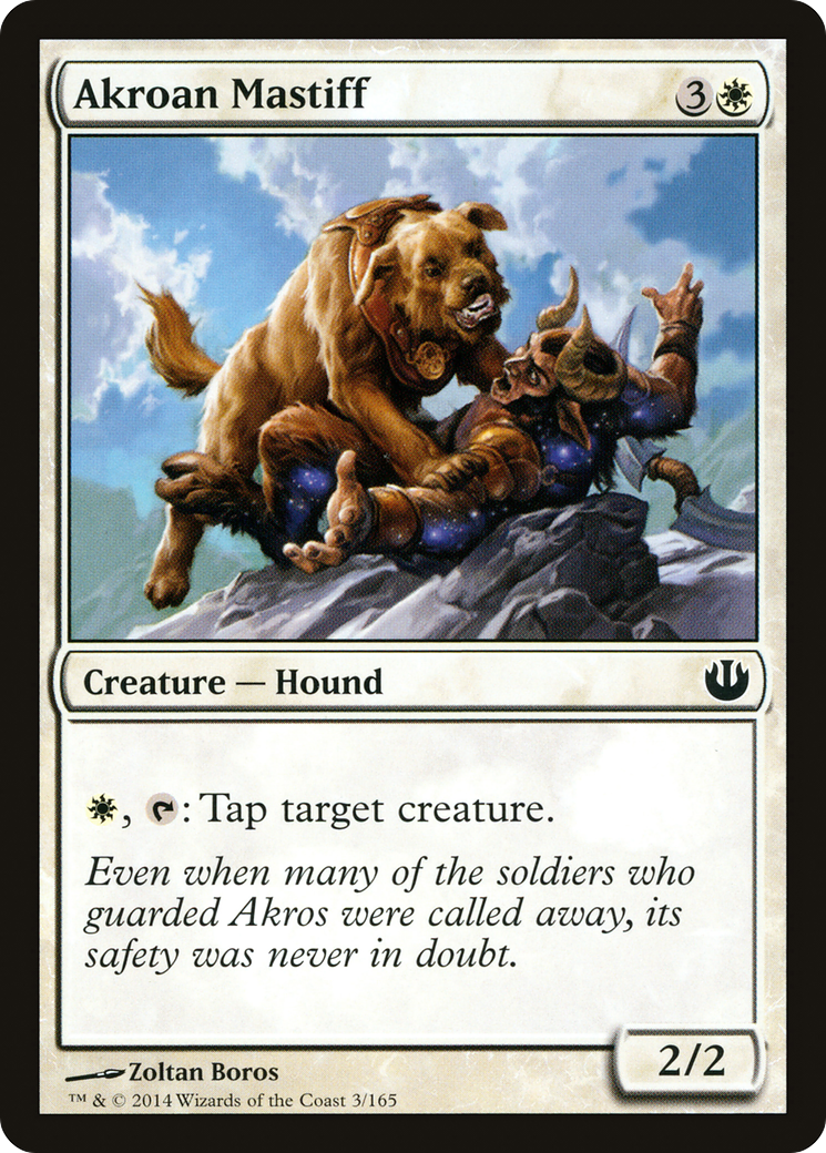 Akroan Mastiff (JOU-003) (Foil)