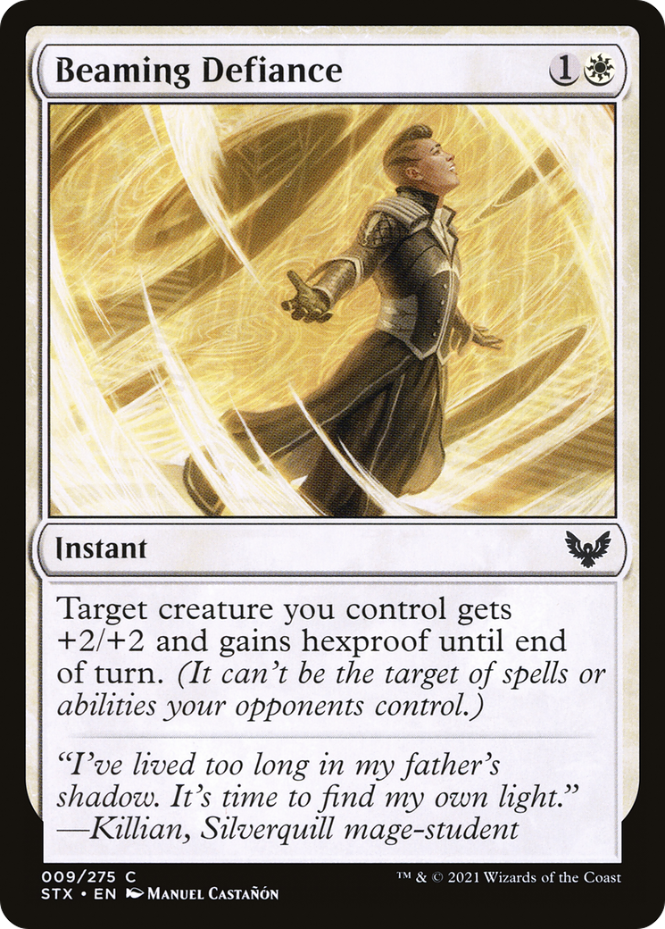 Beaming Defiance (STX-009) (Foil)