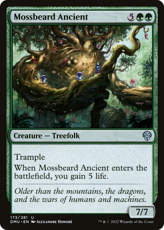 Mossbeard Ancient (DMU-173) (Foil)
