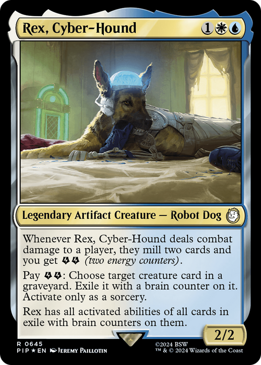 Rex, Cyber-Hound (PIP-645) (Surge Foil)