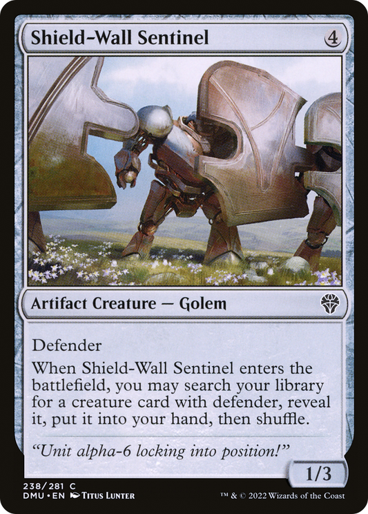 Shield-Wall Sentinel (DMU-238) (Foil)