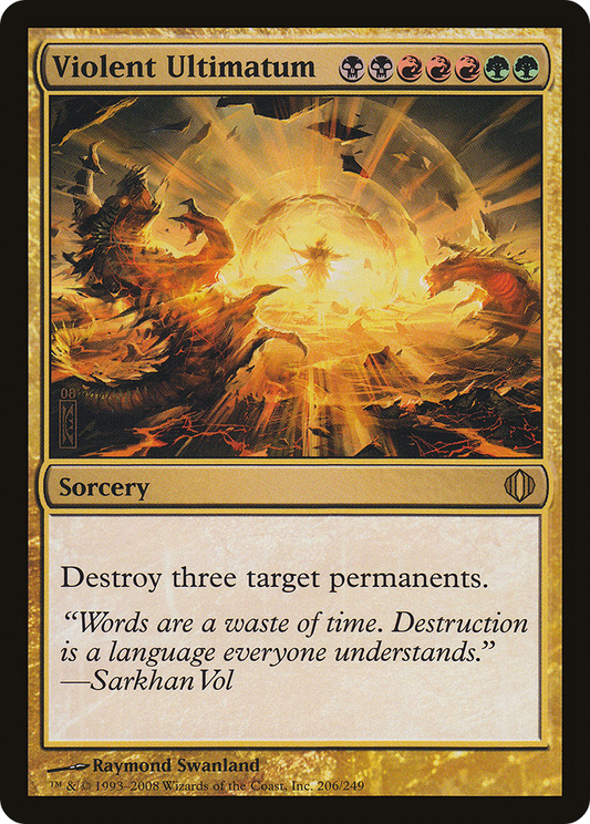 Violent Ultimatum (ALA-206) (Foil)