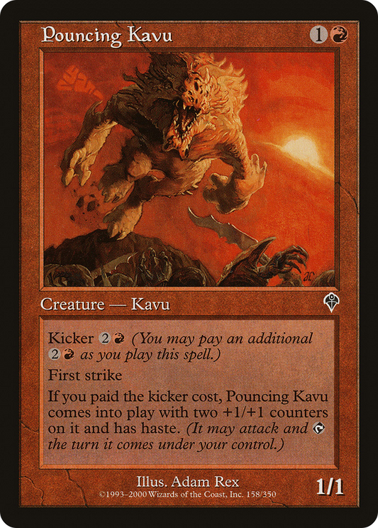 Pouncing Kavu (INV-158) (Foil)