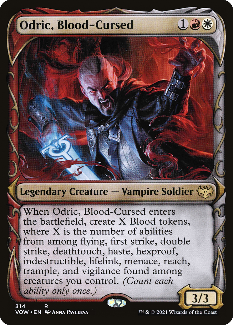 Odric, Blood-Cursed (VOW-314) (Showcase) (Foil)
