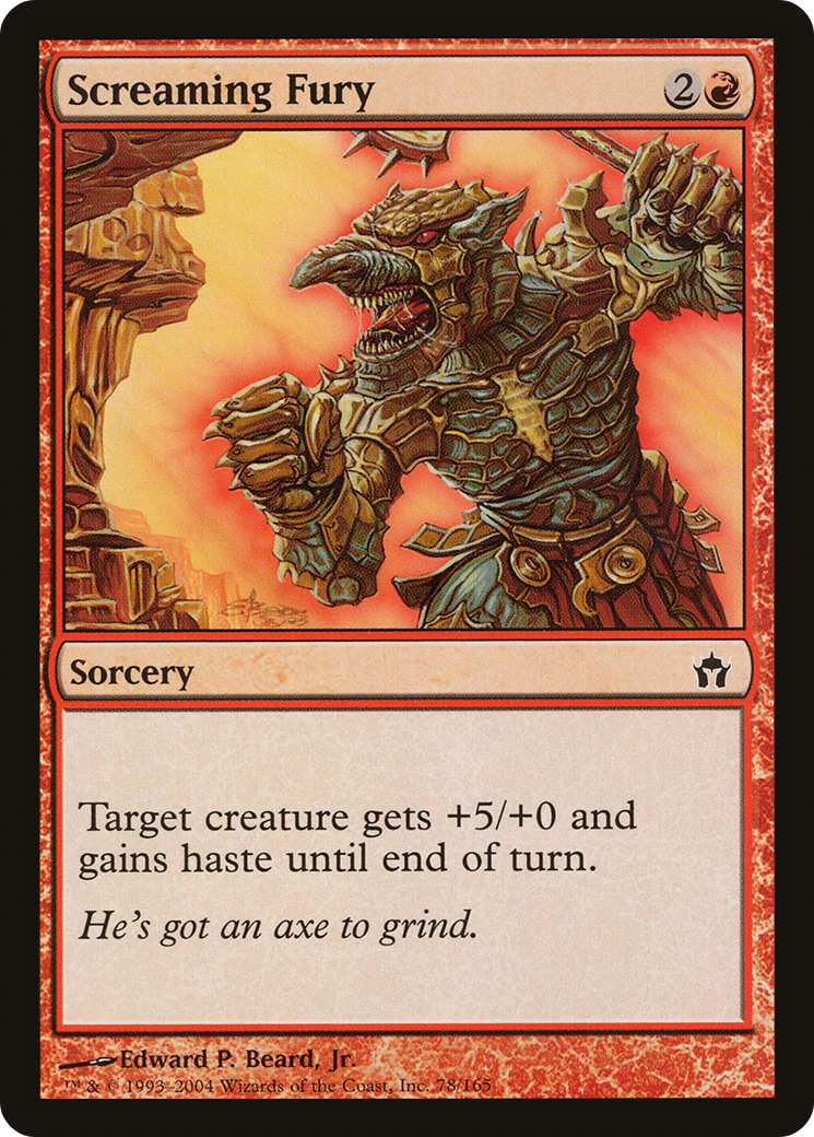 Screaming Fury (5DN-078) (Foil)