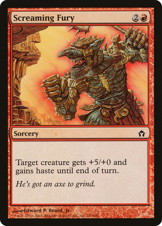 Screaming Fury (5DN-078) (Foil)