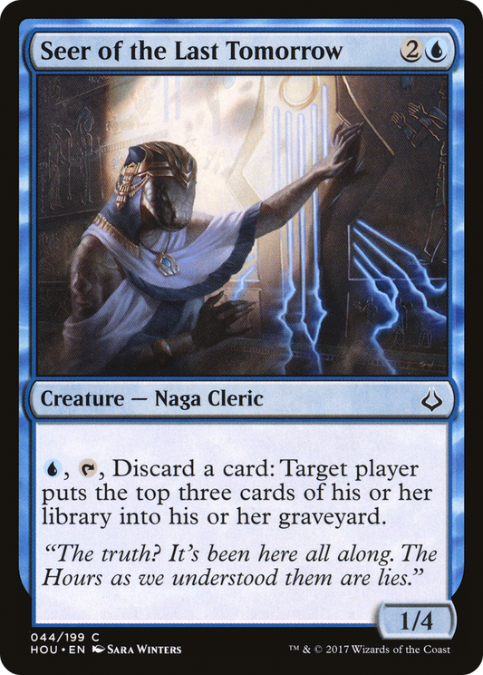 Seer of the Last Tomorrow (HOU-044) (Foil)