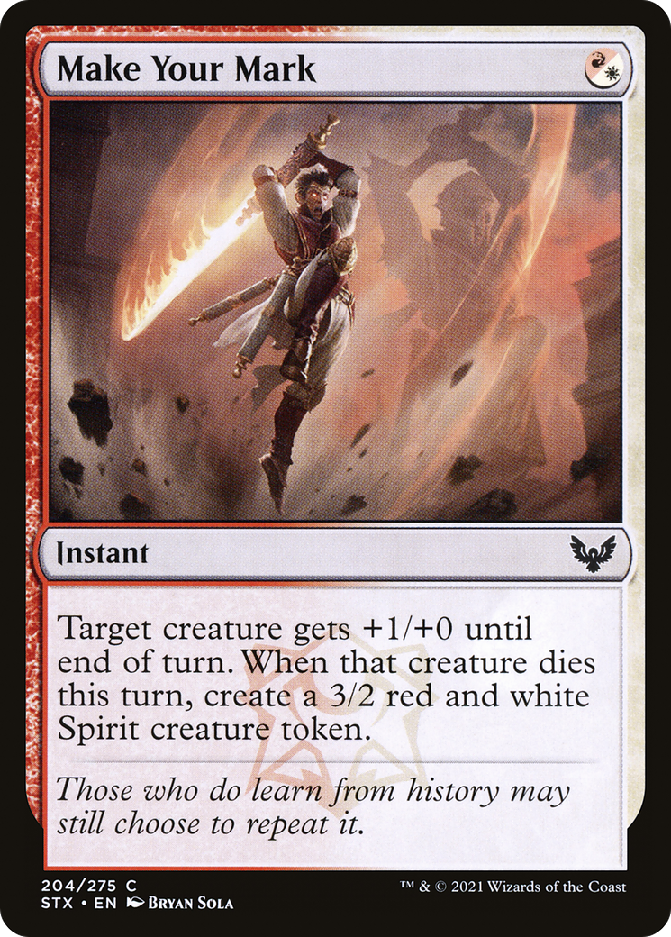 Make Your Mark (STX-204) (Foil)