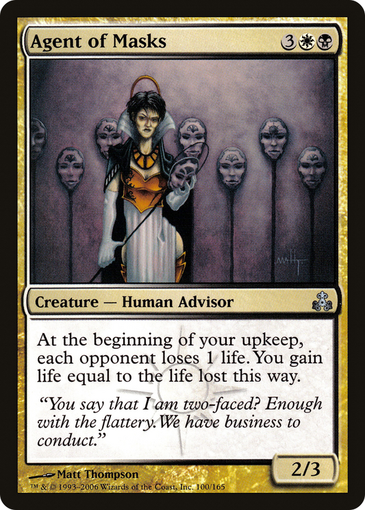 Agent of Masks (GPT-100)