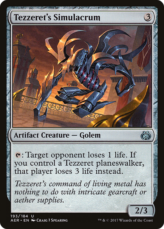 Tezzeret's Simulacrum (AER-193)