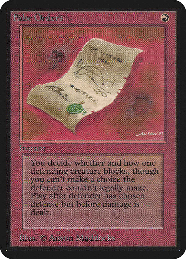 False Orders (LEA-147)