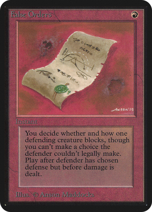 False Orders (LEA-147)
