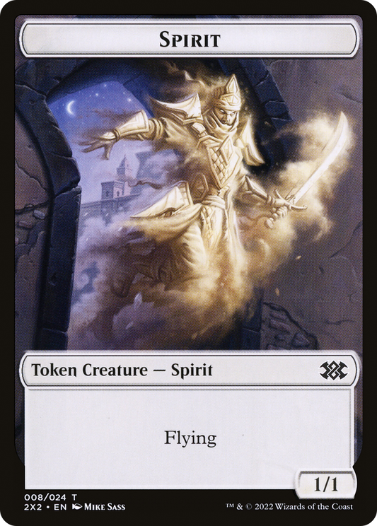 Cat Dragon // Spirit (008) Double-Sided Token (T2X2-19 // 8)
