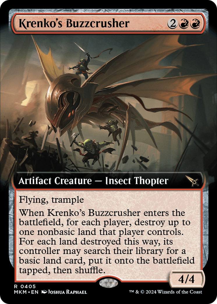 Krenko's Buzzcrusher (MKM-405) (Extended Art)