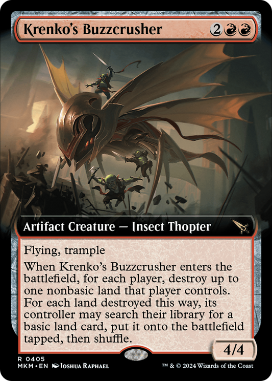 Krenko's Buzzcrusher (MKM-405) (Extended Art) (Foil)