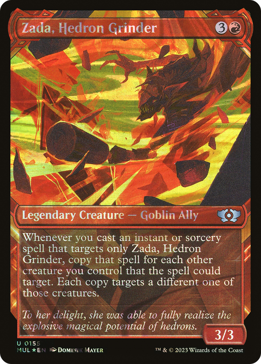 Zada, Hedron Grinder (MUL-155) (Showcase) (Halo Foil)