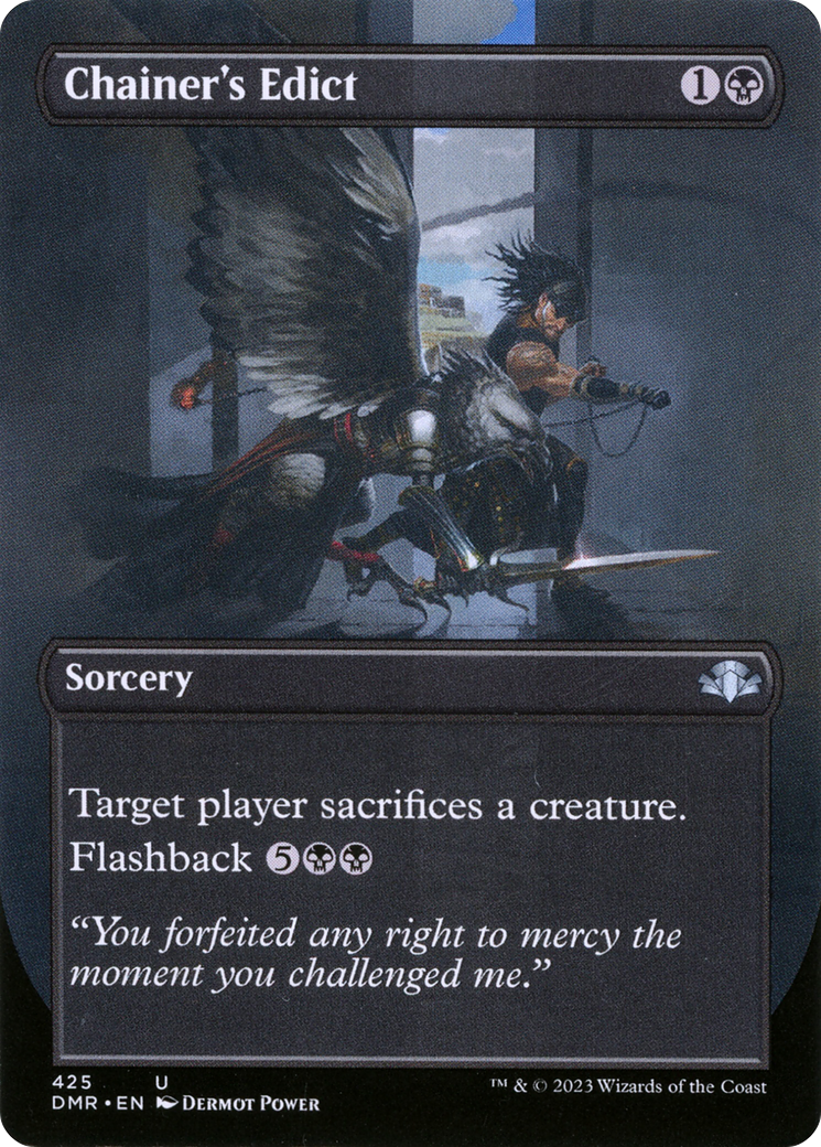Chainer's Edict (DMR-425) (Borderless) (Foil)