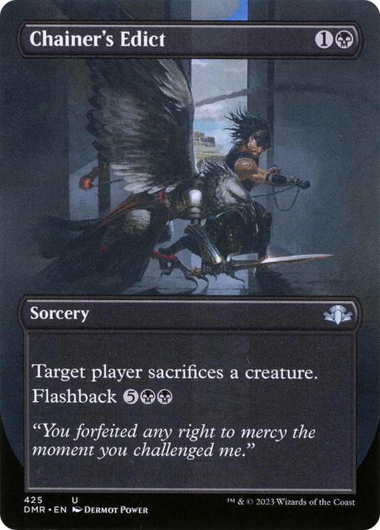 Chainer's Edict (DMR-425) (Borderless) (Foil)